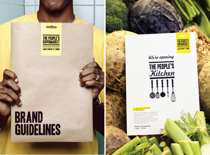 the peoples supermarket - diseño