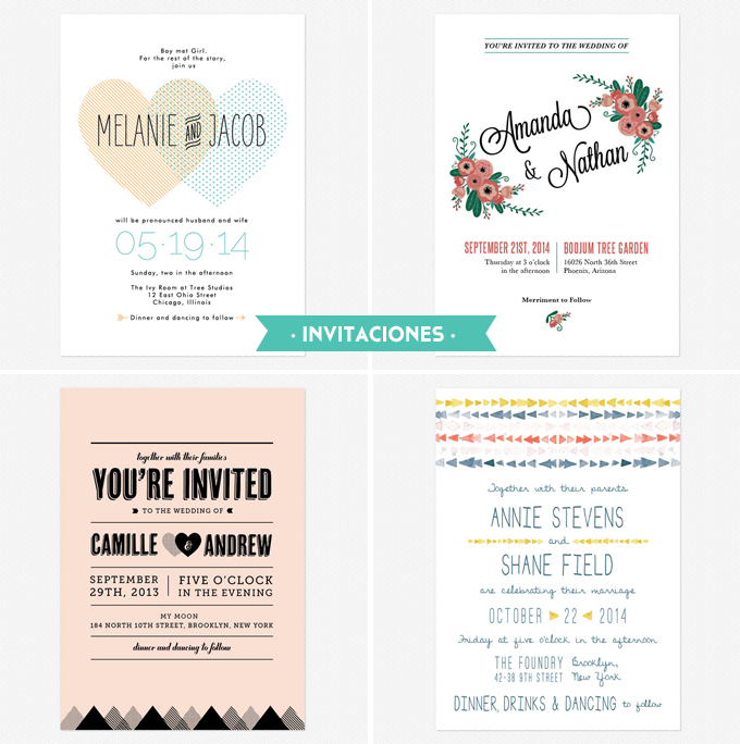 invitaciones boda - lovevsdesign