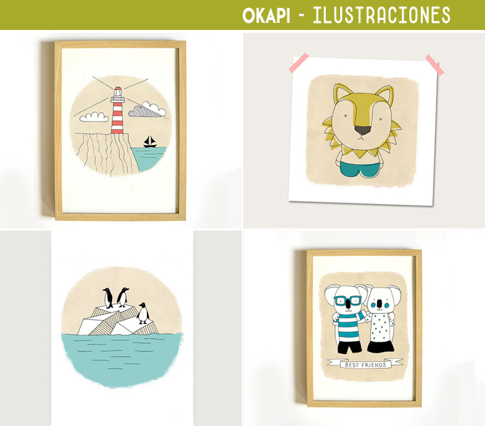 Okapi - ilustraciones