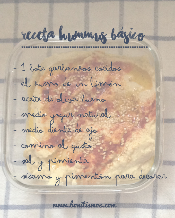 hummus receta