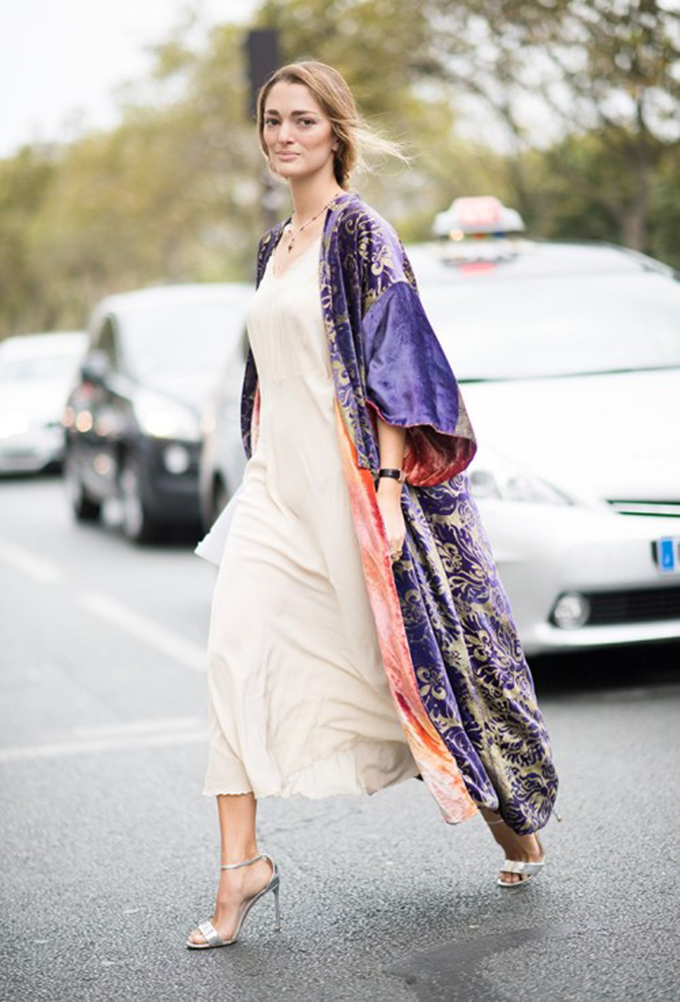 kimono-largo-con-vestido Bonitismos