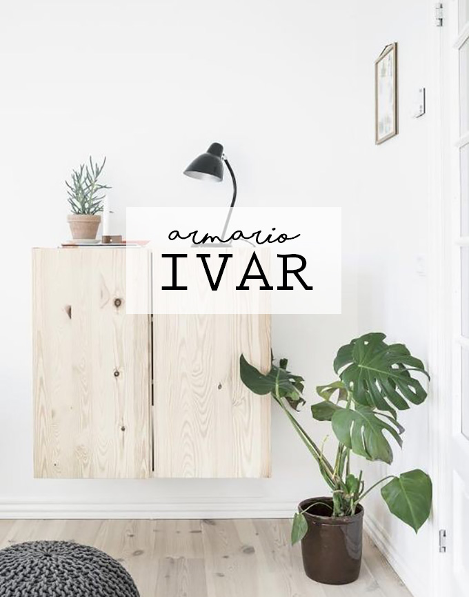 decoración armario Ivar